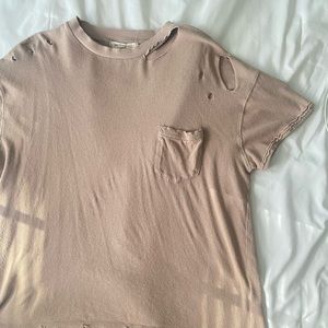 Free People Saturn Distressed Tee